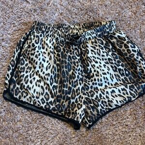 Forever 21+ Leopard Print Pull-On Running Shorts / 1X